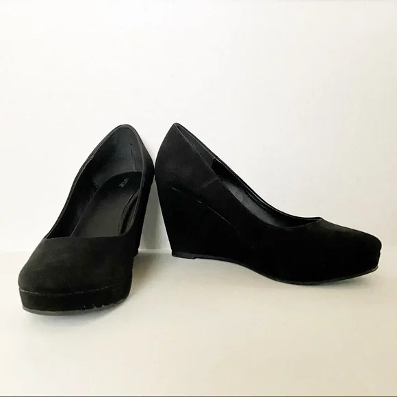 Apt 9 Kensington platform wedge in black - Picture 6 of 7